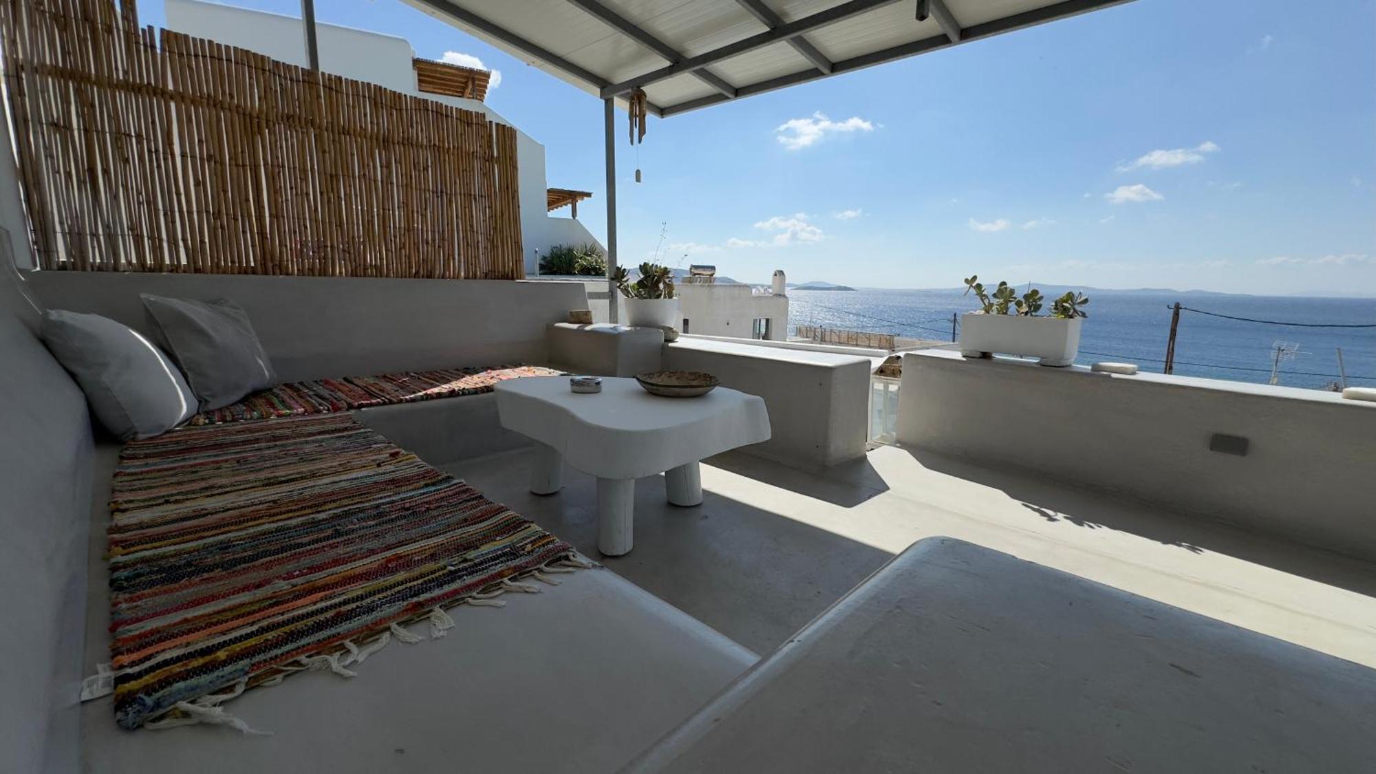 Mykonos Tourlos Nests - Sea View Escape Apartman Kültér fotó