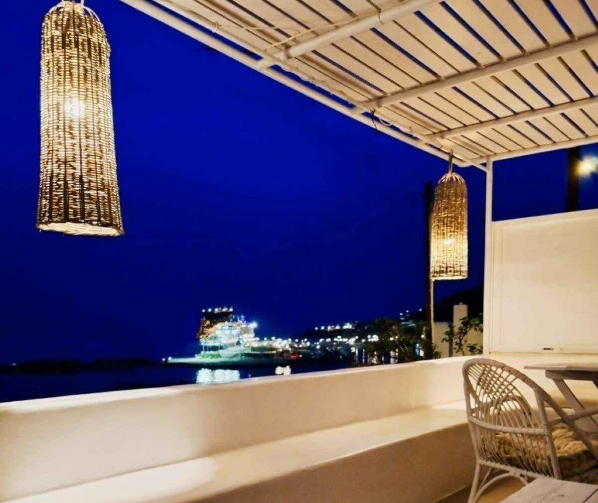 Mykonos Tourlos Nests - Sea View Escape Apartman Kültér fotó