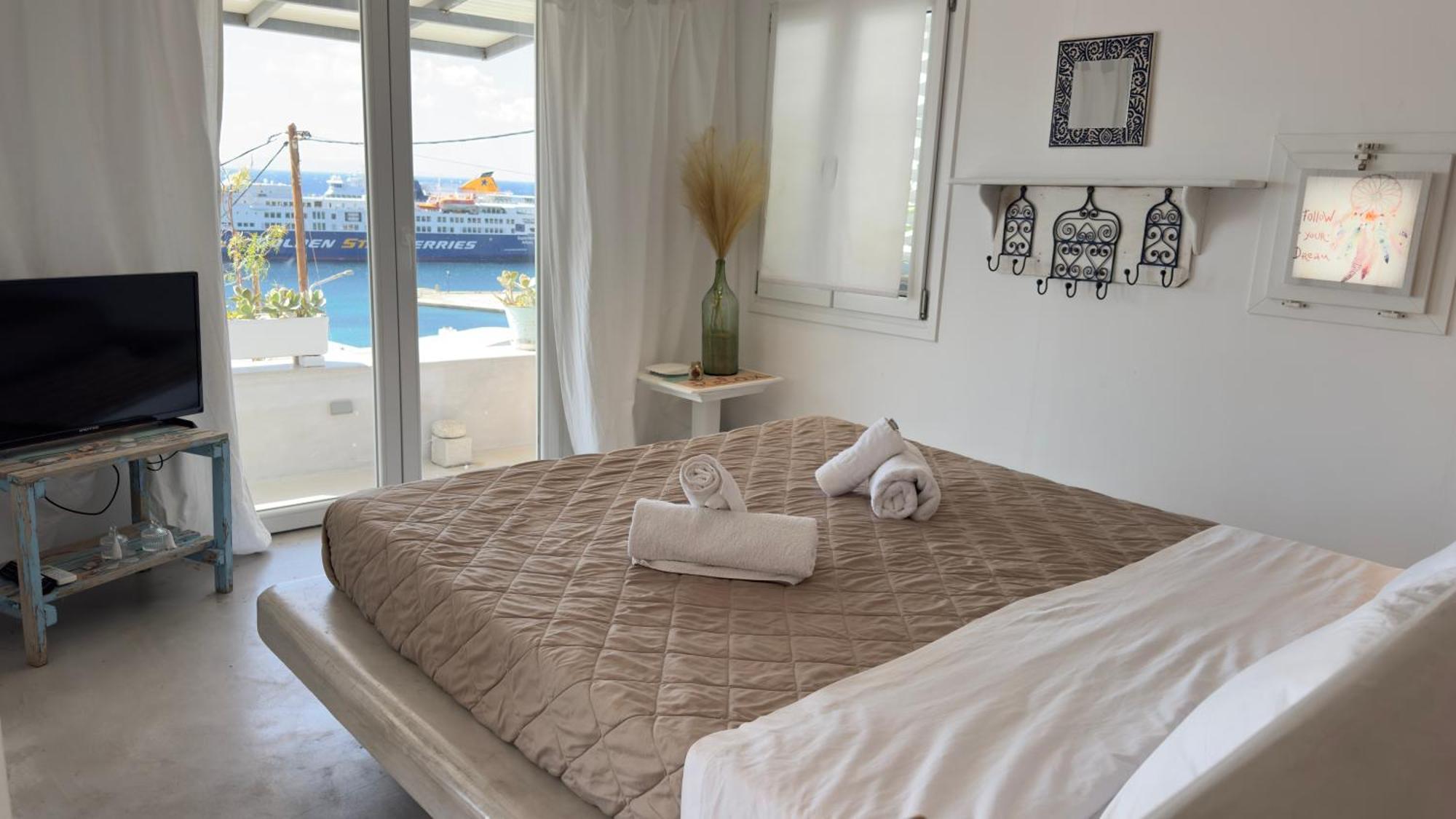 Mykonos Tourlos Nests - Sea View Escape Apartman Kültér fotó