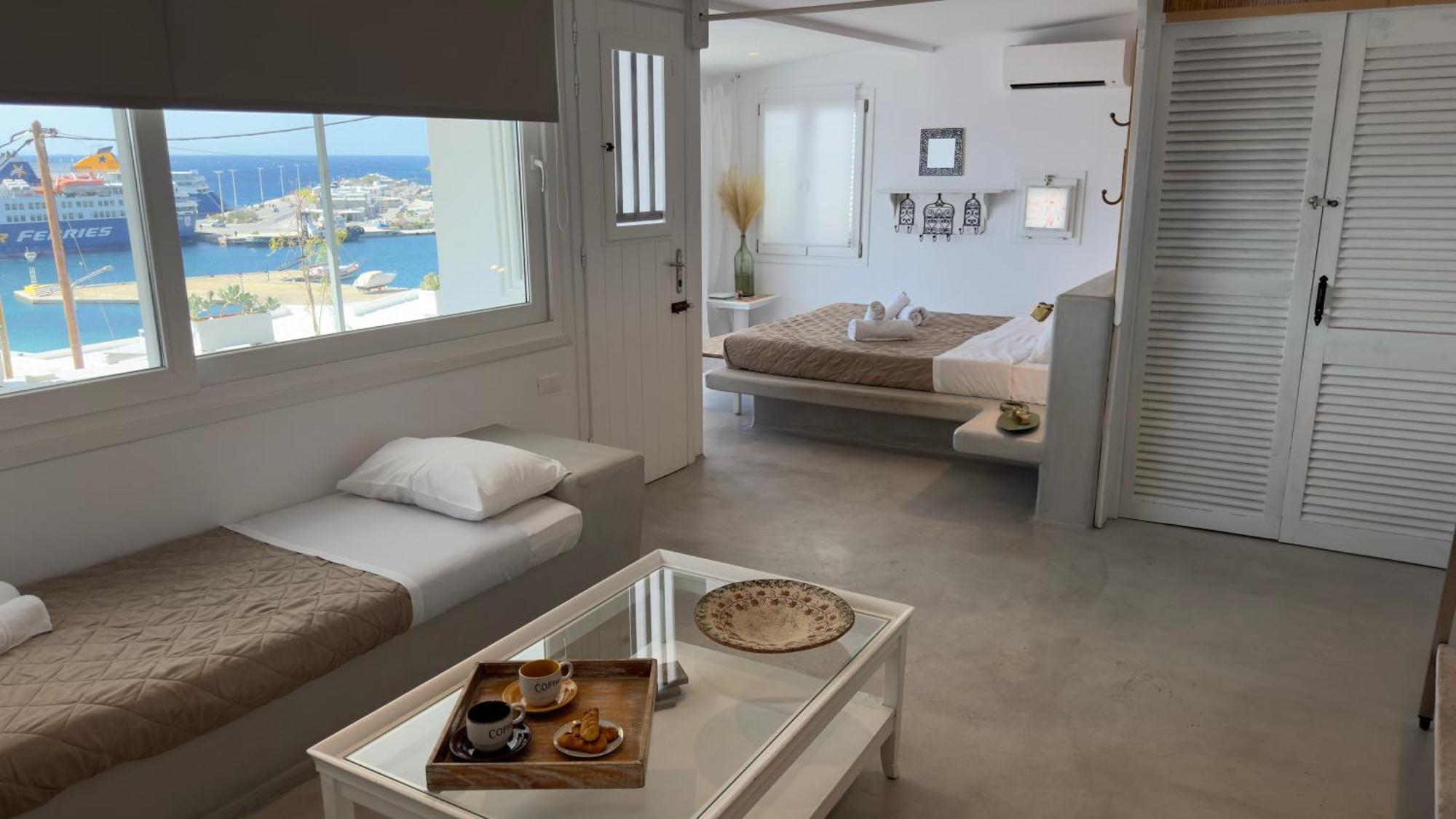 Mykonos Tourlos Nests - Sea View Escape Apartman Kültér fotó