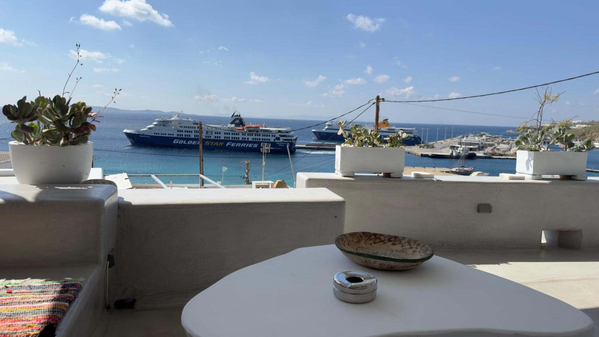 Mykonos Tourlos Nests - Sea View Escape Apartman Kültér fotó