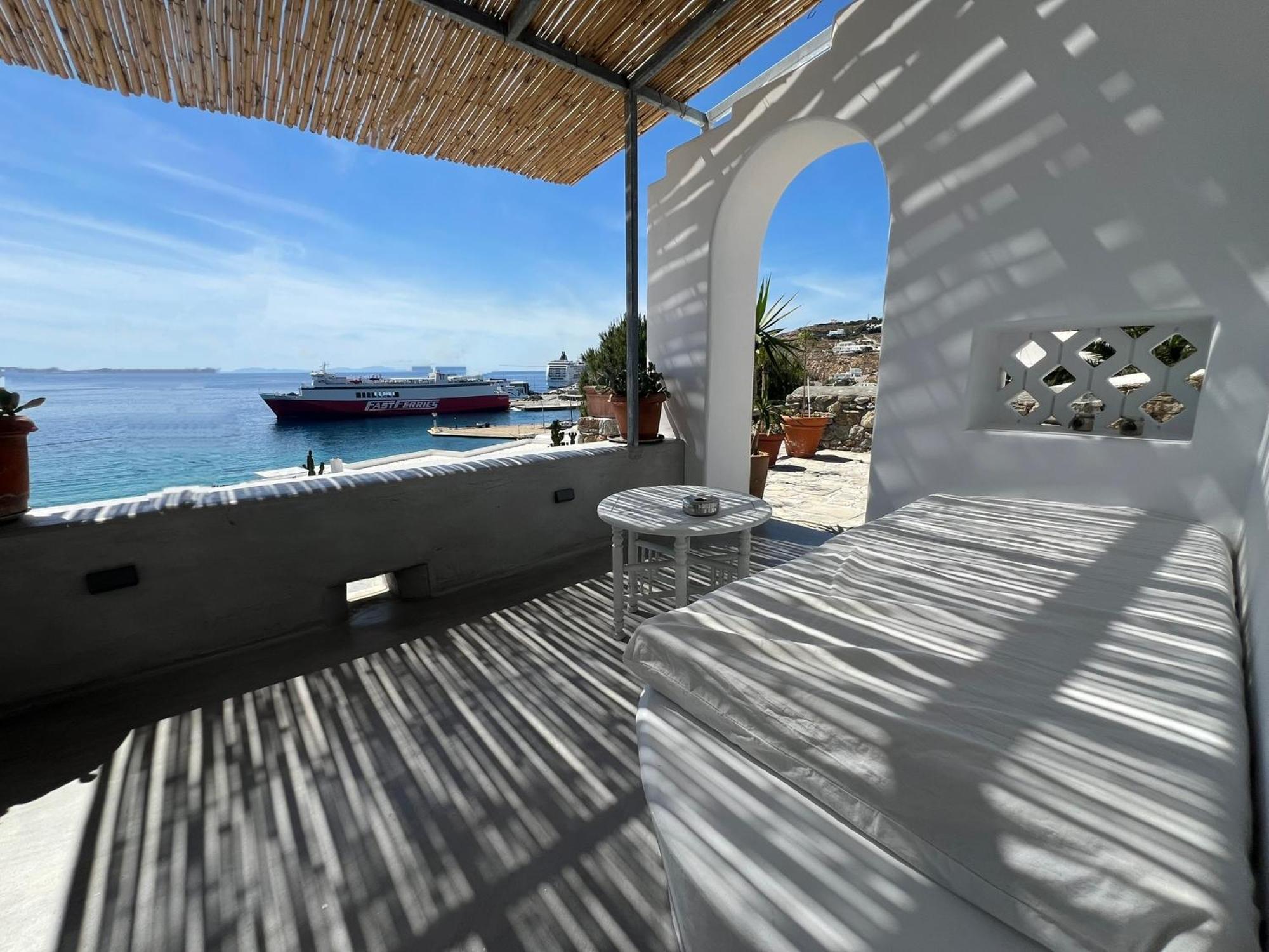 Mykonos Tourlos Nests - Sea View Escape Apartman Kültér fotó