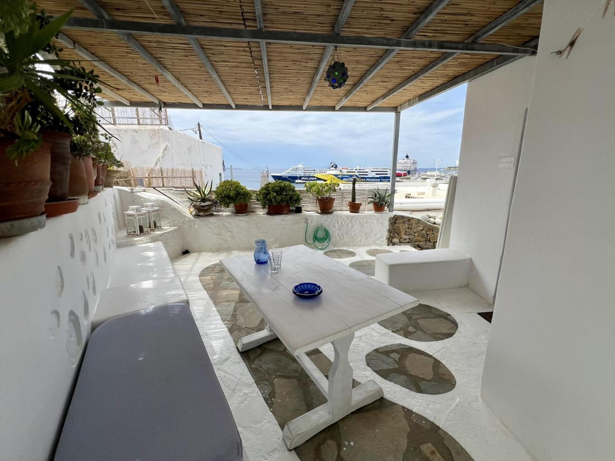 Mykonos Tourlos Nests - Sea View Escape Apartman Kültér fotó