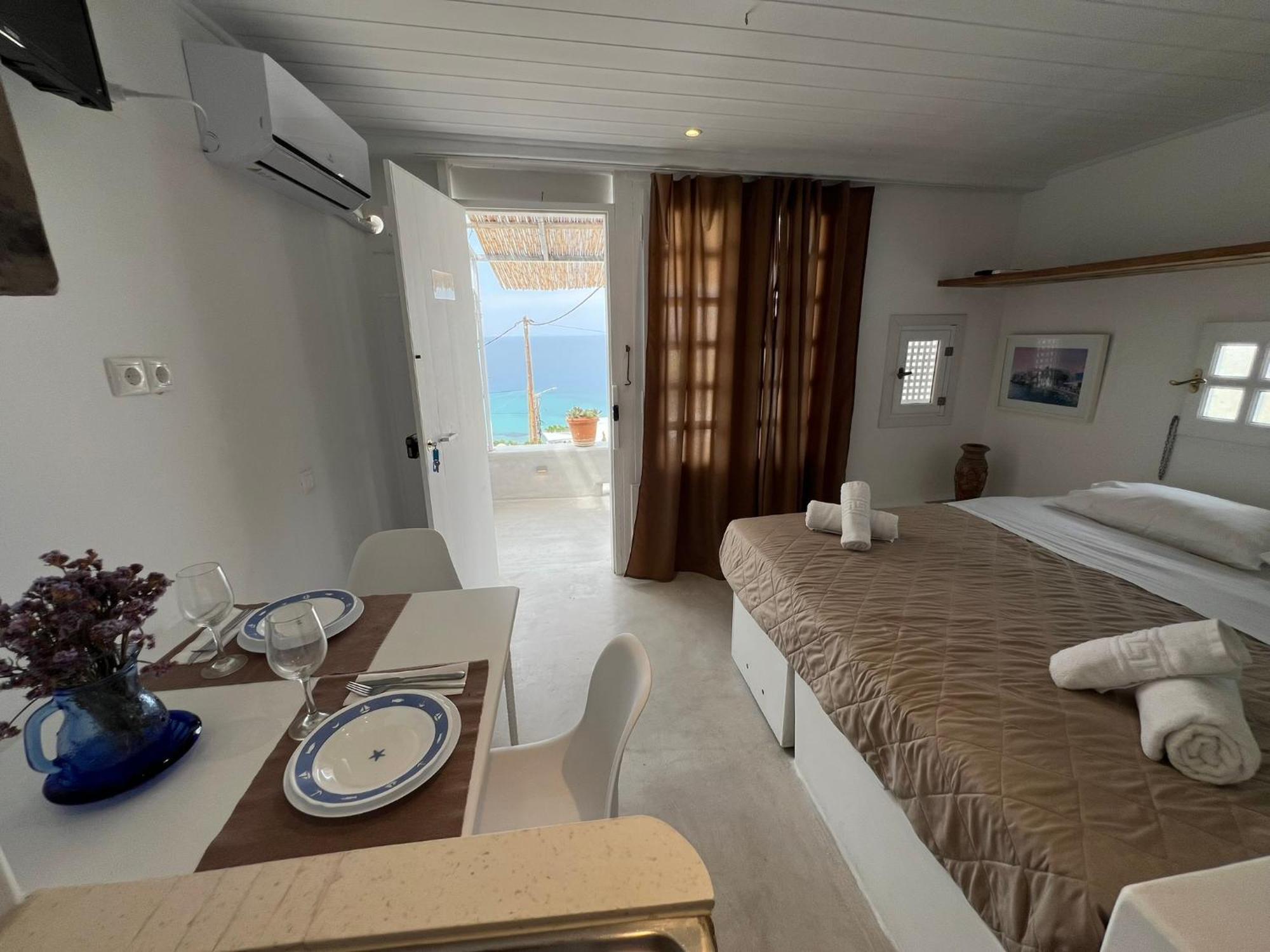 Mykonos Tourlos Nests - Sea View Escape Apartman Kültér fotó