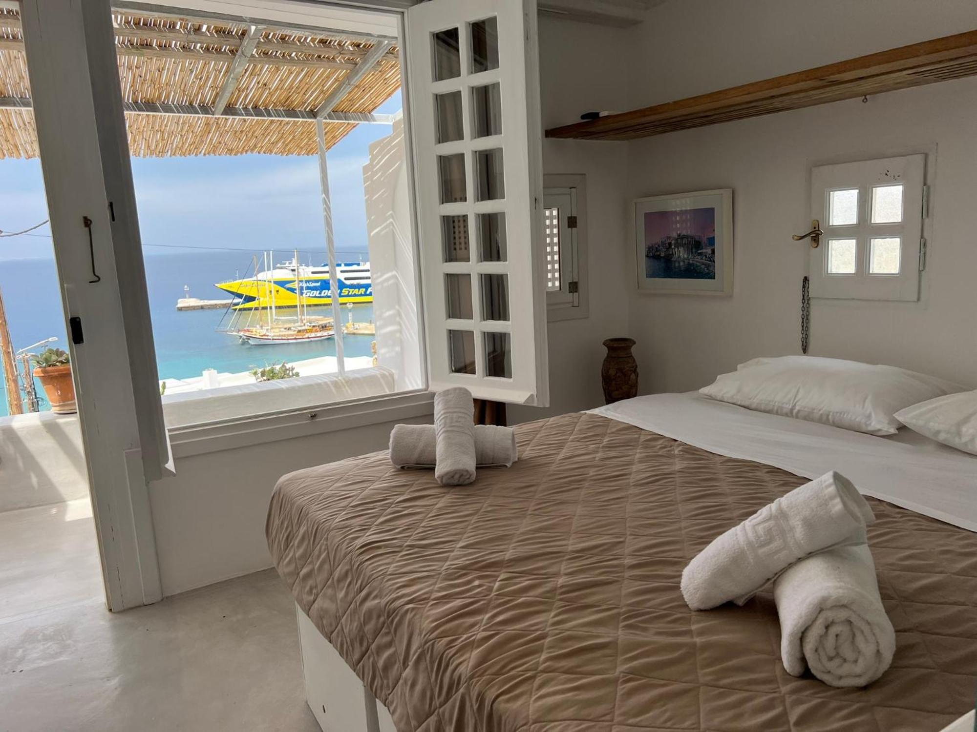 Mykonos Tourlos Nests - Sea View Escape Apartman Kültér fotó