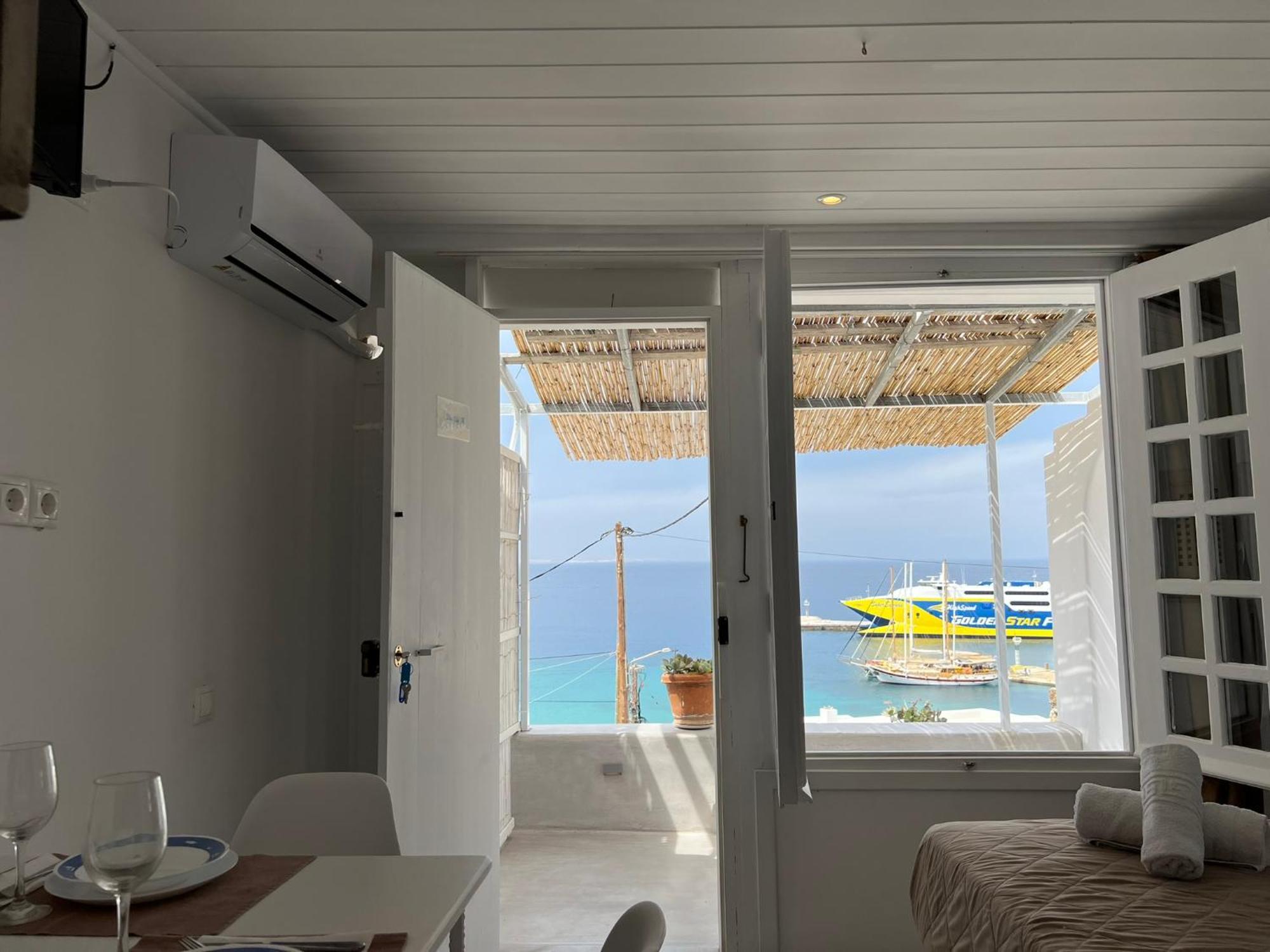 Mykonos Tourlos Nests - Sea View Escape Apartman Kültér fotó