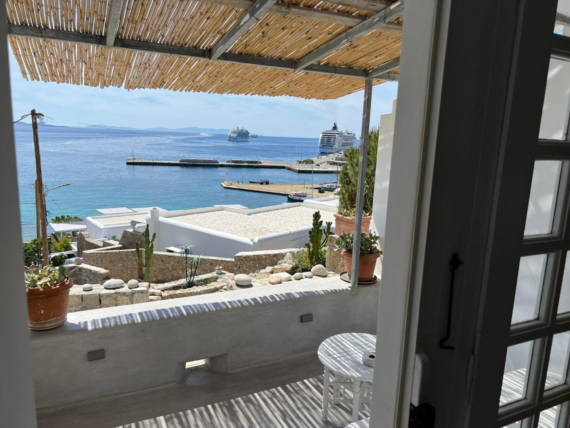 Mykonos Tourlos Nests - Sea View Escape Apartman Kültér fotó