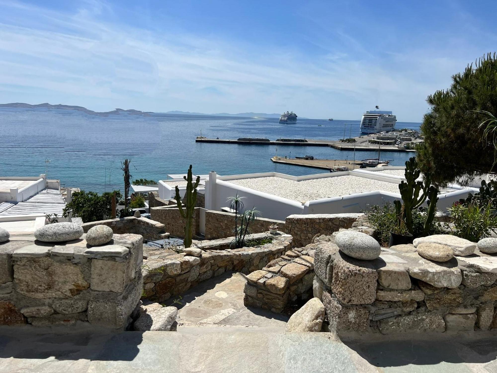 Mykonos Tourlos Nests - Sea View Escape Apartman Kültér fotó