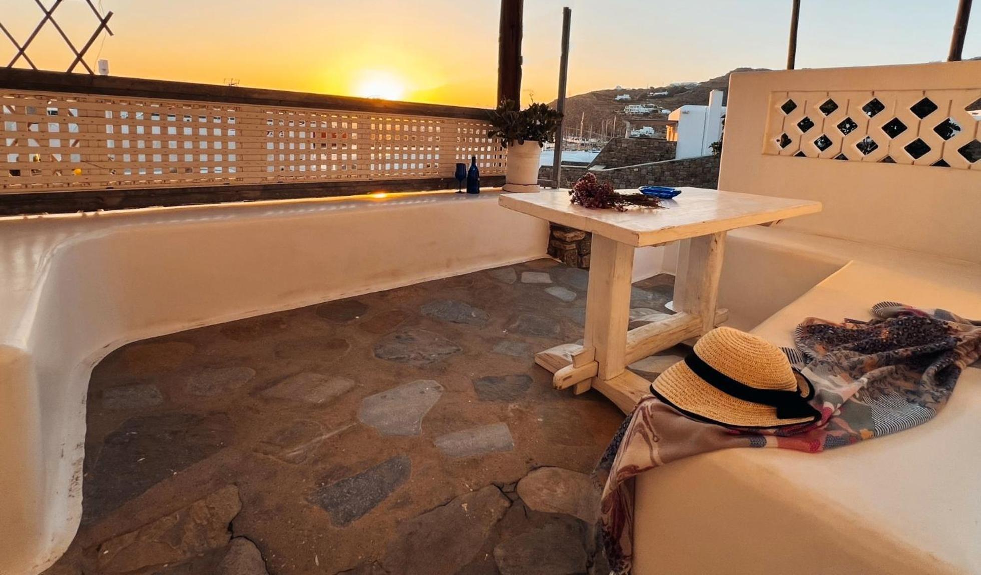 Mykonos Tourlos Nests - Sea View Escape Apartman Kültér fotó