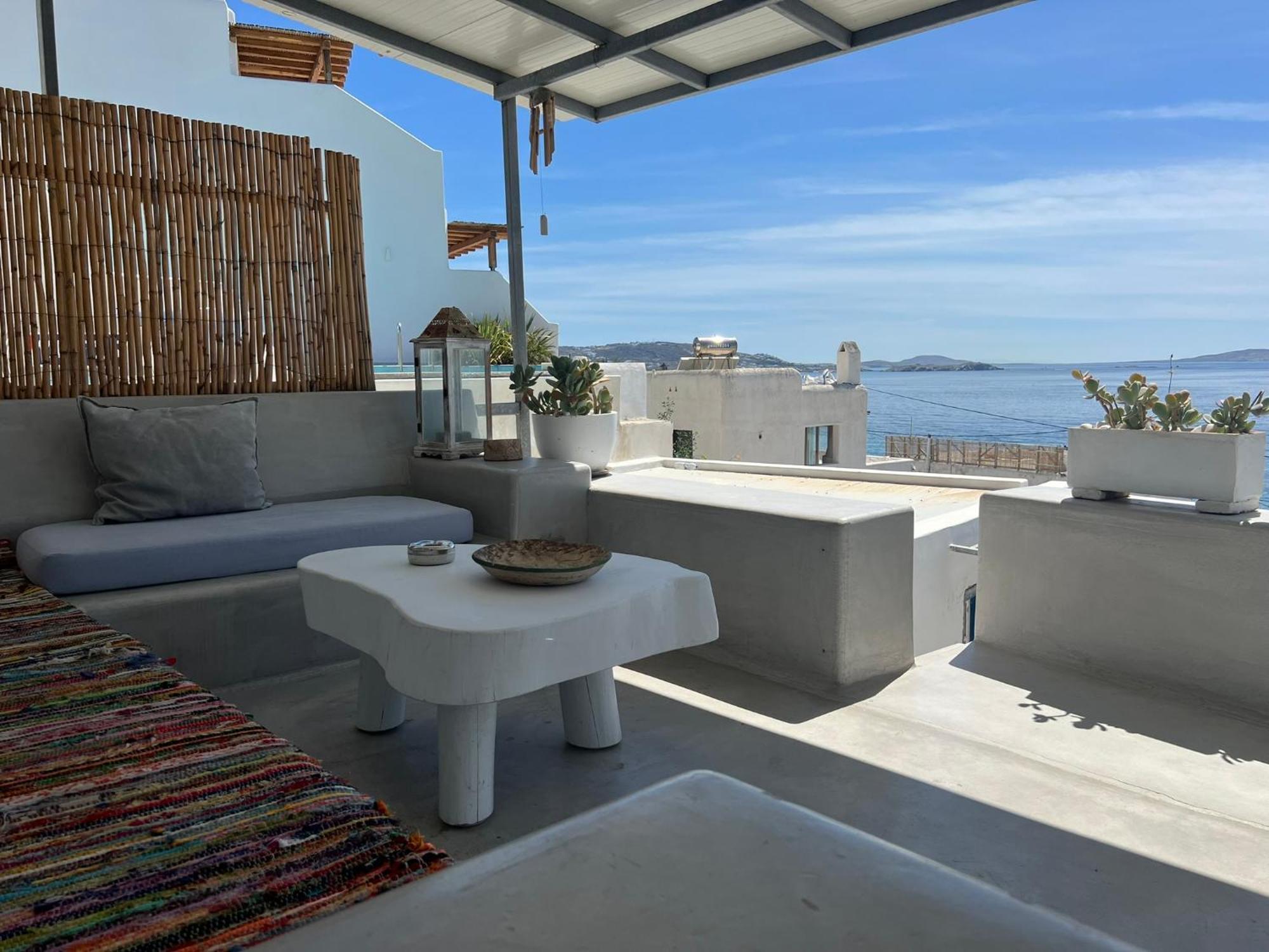 Mykonos Tourlos Nests - Sea View Escape Apartman Kültér fotó