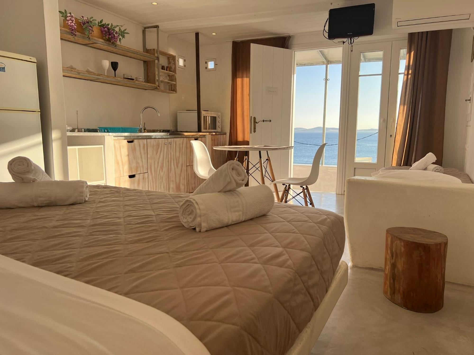 Mykonos Tourlos Nests - Sea View Escape Apartman Kültér fotó