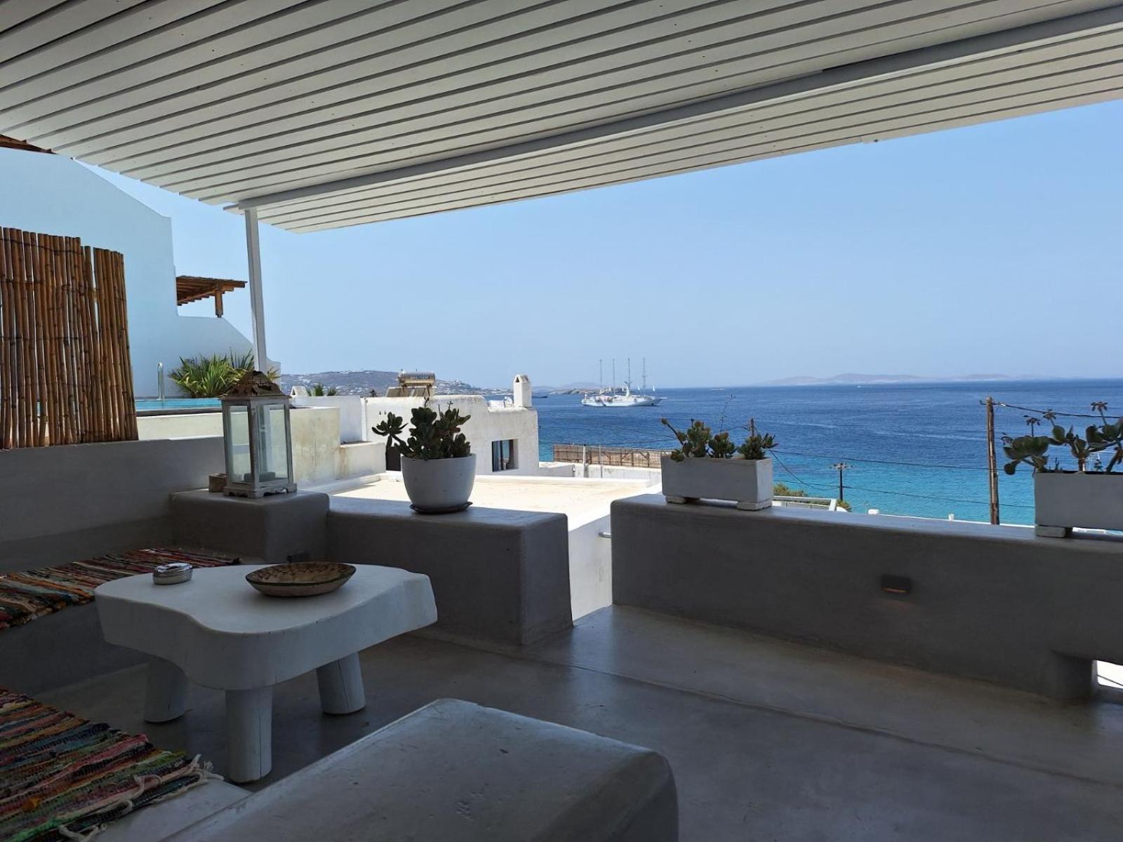 Mykonos Tourlos Nests - Sea View Escape Apartman Kültér fotó